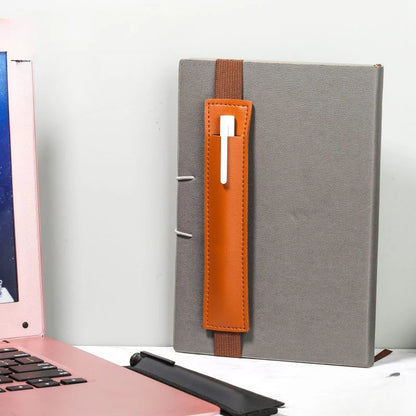 Verstellbarer Stifthalter aus Leder für Planer oder Notizbuch