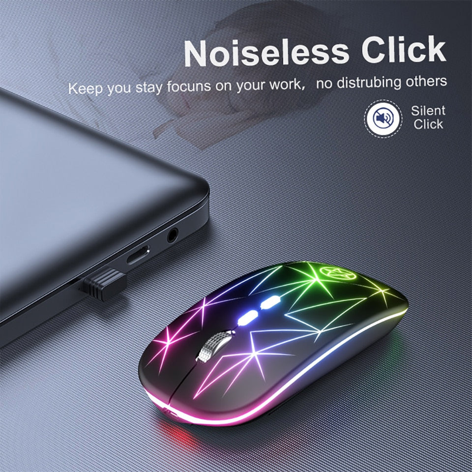 RGB Silent Wireless Mouse