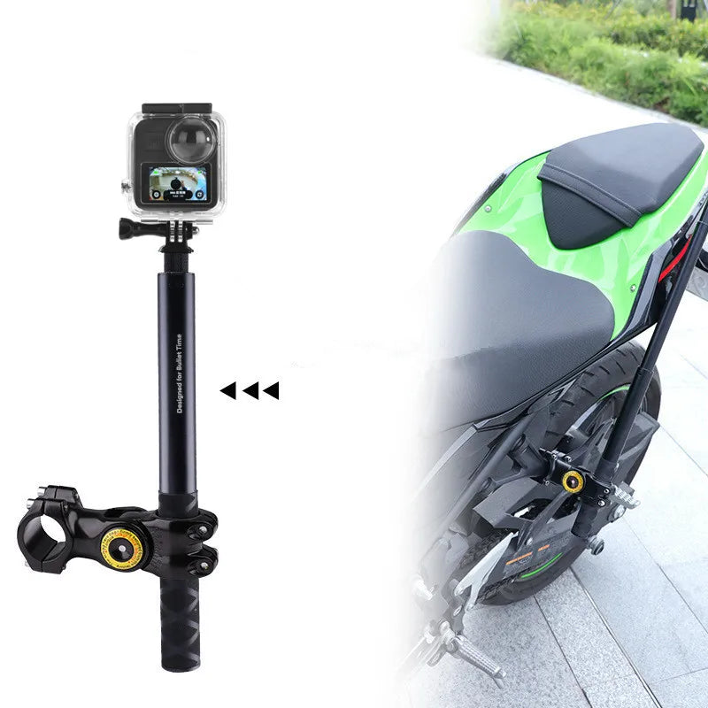 Support de vélo de moto de bâton de selfie invisible