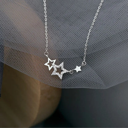 Zircon Star Necklace for Women