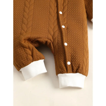 Bear Knit Romper for Baby Boy