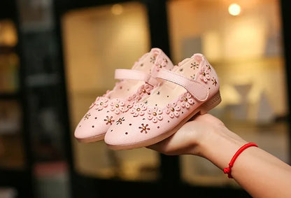 Flower Cut-Out Toddler Girl Flats