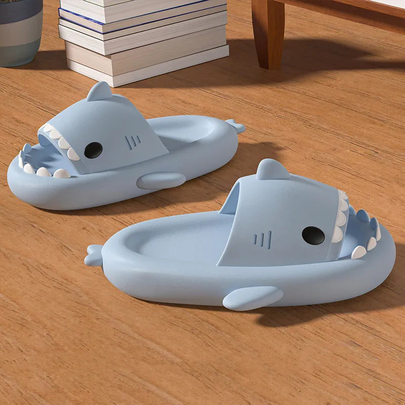 Shark Slippers Anti-skid EVA Solid Color Shoes