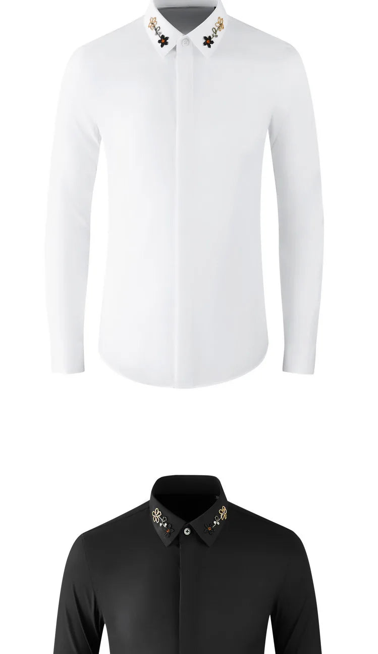 Luxury Cotton Men's Dress Shirt