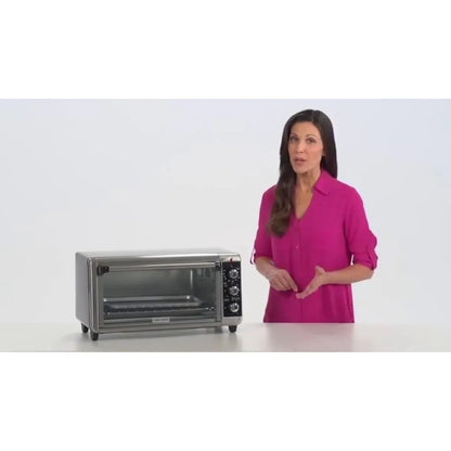 8-Slice Stainless Steel Toaster Oven