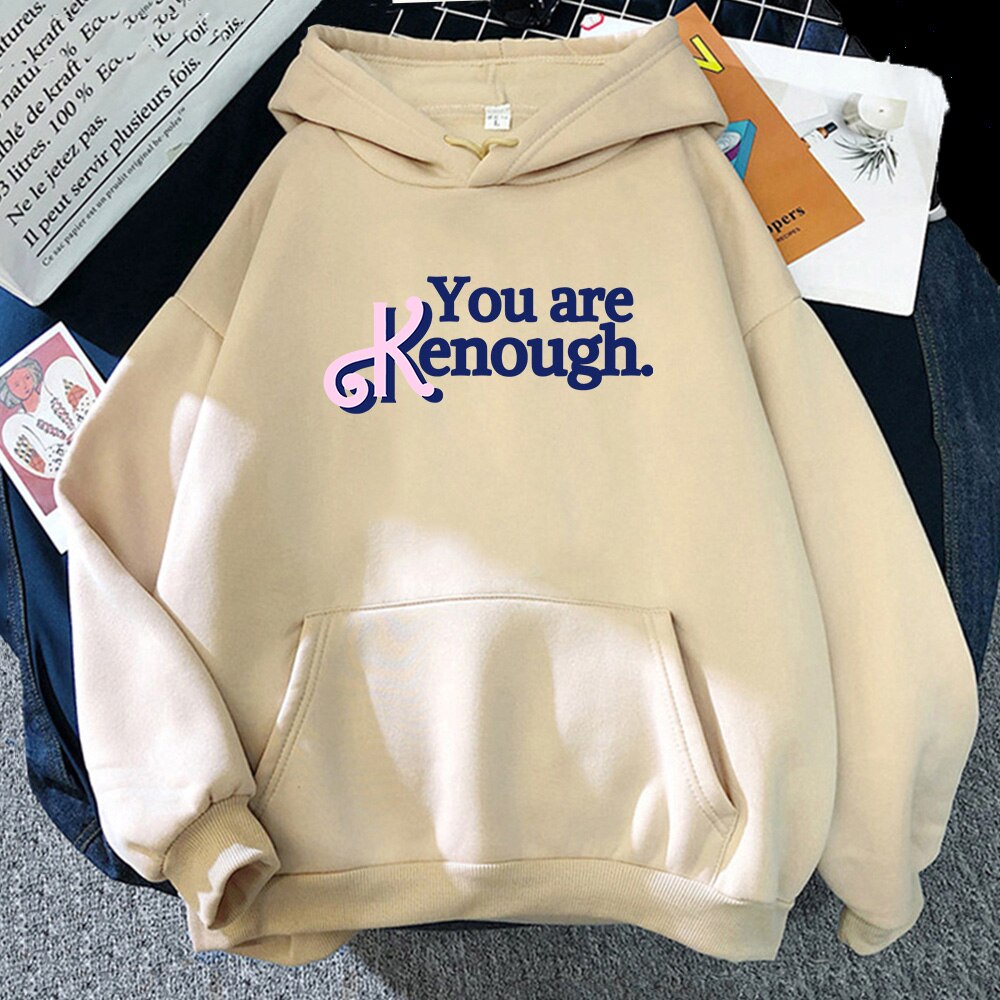 Pink Kenough Letter Print Sweatshirt