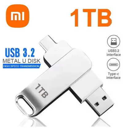 Xiaomi 16 TB USB 3.2-Flash-Laufwerk - wasserdichter Hochgeschwindigkeits-Speicherstick aus Metall