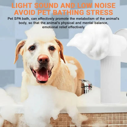 Distributeur automatique de savon mousse pour brosse à chien