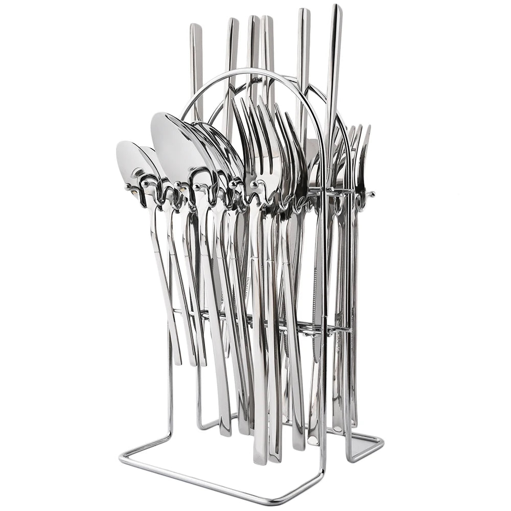 Ensemble de vaisselle étoile en acier inoxydable