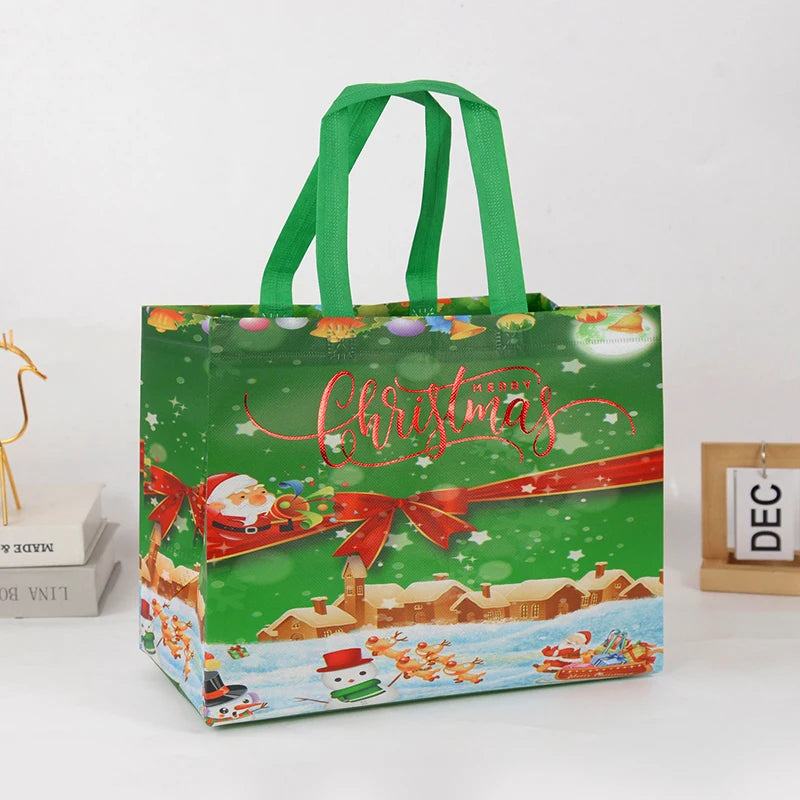 Kraft Christmas Gift Bags for Festive Packaging