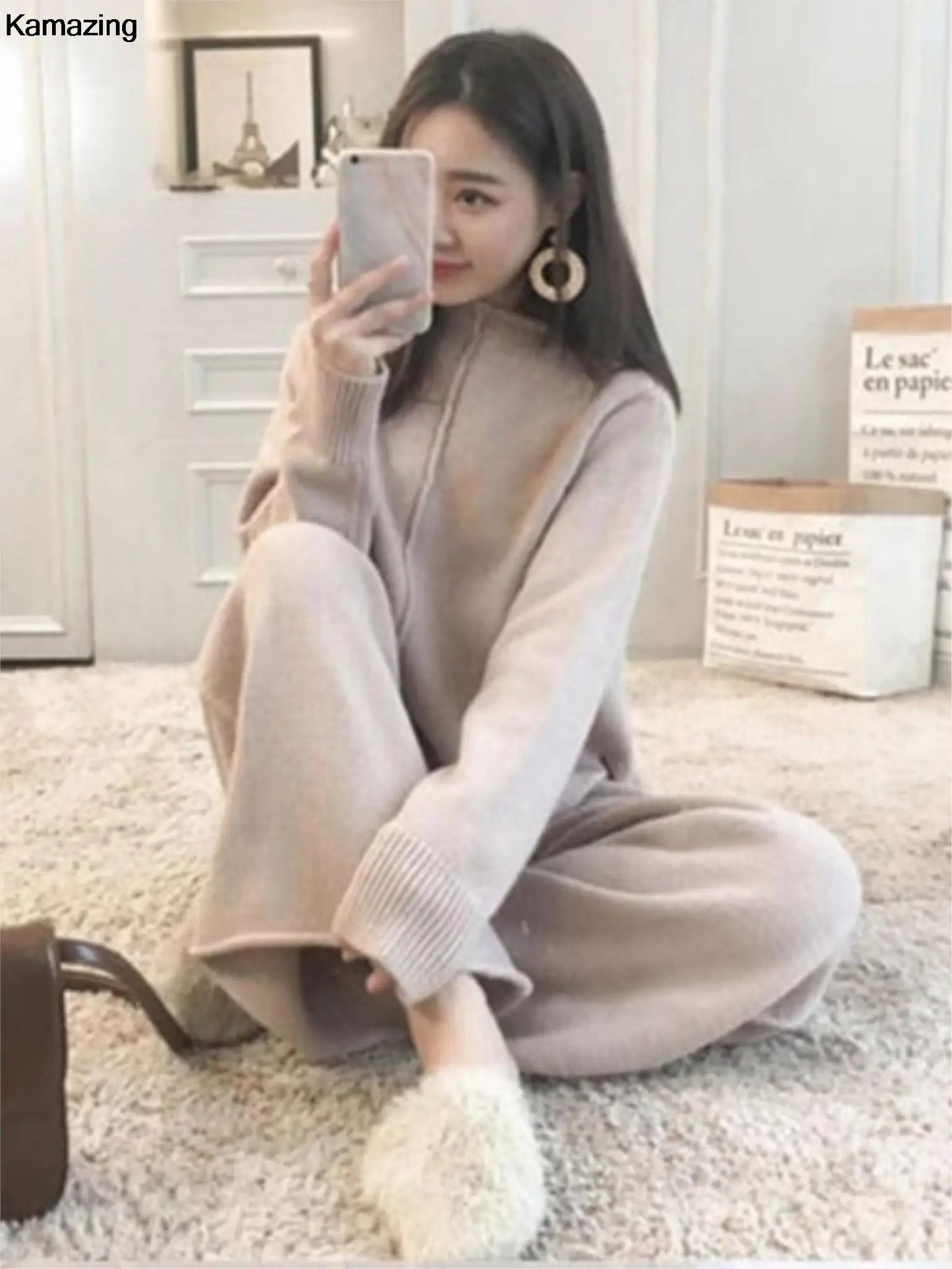 Cozy Chic Knit Sweater Set