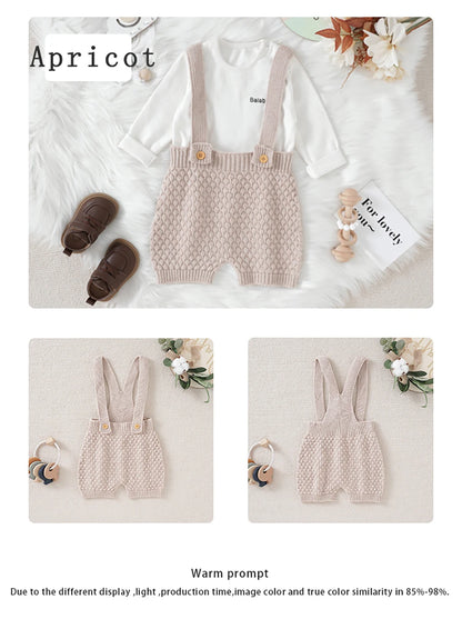 Newborn Baby Fashion Solid Sleeveless  Rompers