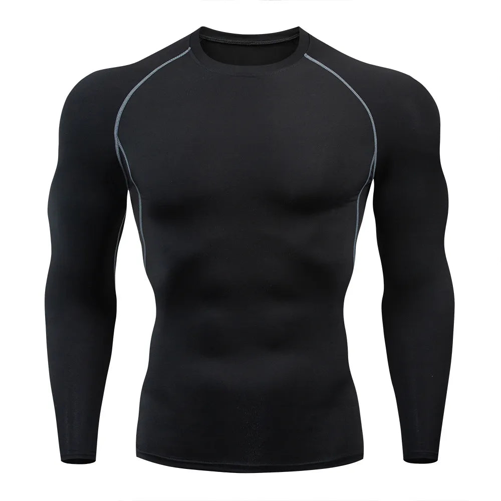 Quick-Dry Compression Running Gym Tee