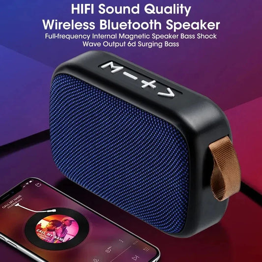 Mini haut-parleur sans fil Bluetooth Oxford portable d'extérieur - Son surround Hi-Fi stéréo 3D
