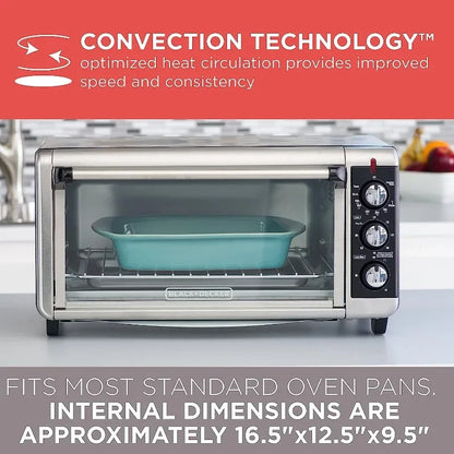 6-Slice Stainless Steel Convection Oven