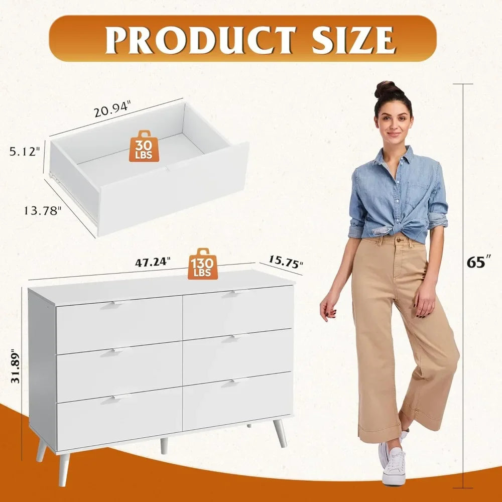 Weißes Zafra 39-Zoll-Sideboard