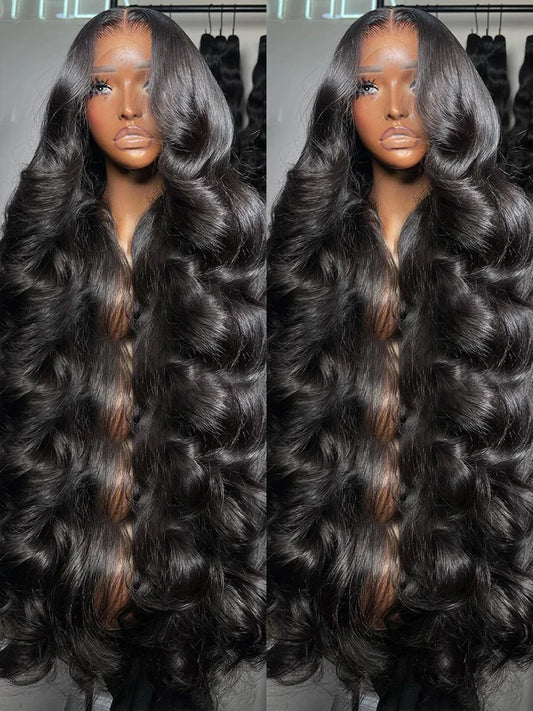 HD Transparent Lace Front Body Wave Echthaar Damen Perücke