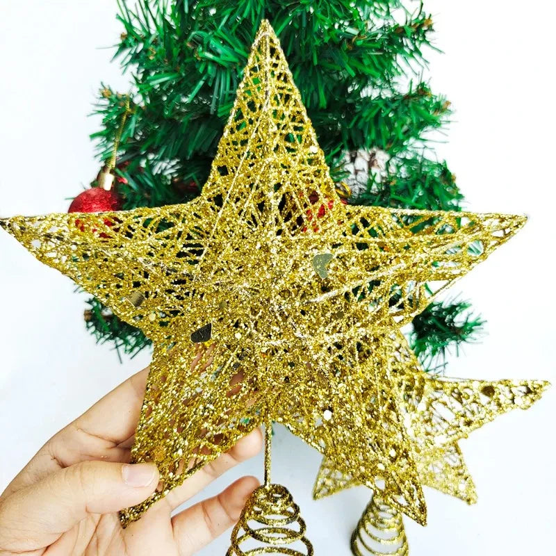 3D Metal Star Christmas Tree Ornament