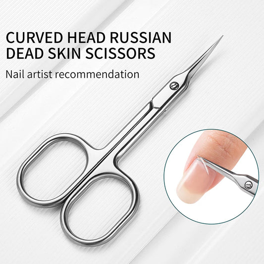 Stainless Steel Cuticle Scissors - Dead Skin Remover
