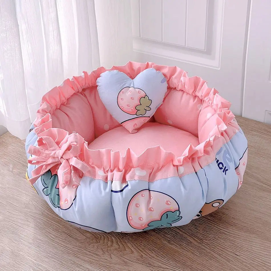 Cozy 2-in-1 Flower Pet Bed