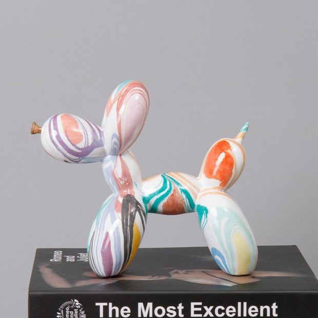 Modern Balloon Dog Sculpture – Desktop Art Decor