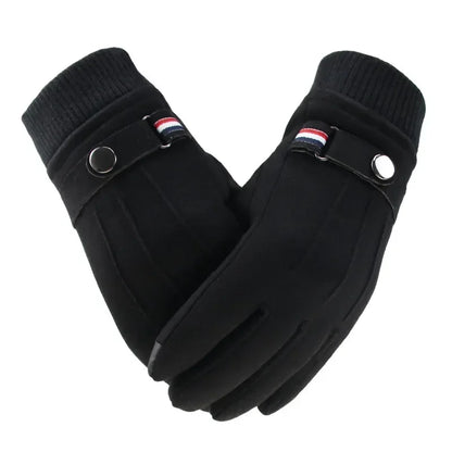 Herren Winter Wildleder Handschuhe - Verdickt