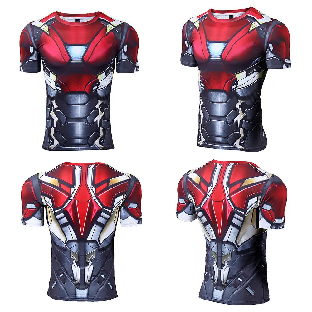 Men's 3D Hip Hop O-Neck Oversized Tee