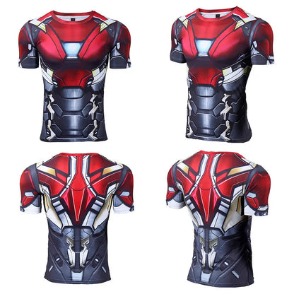 Men's 3D Hip Hop O-Neck Oversized Tee