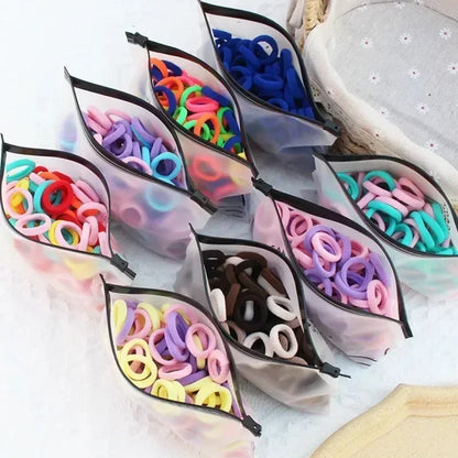 20/50 Stück elastische Haarbänder für Kinder – buntes Haargummi. 