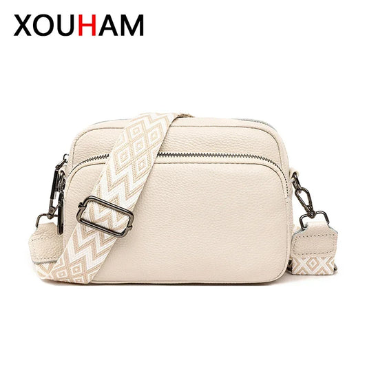 Women's PU Leather Crossbody Bag - Fashionable Small Square Handbag