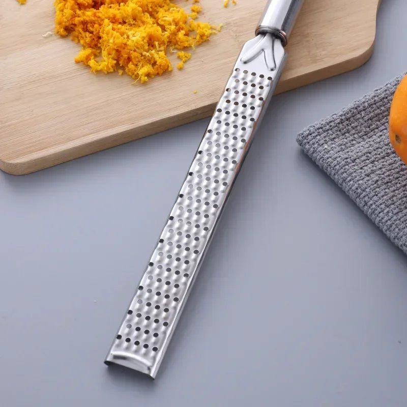 Stainless Steel Garlic Grater Vegetable Fruit Grinder Lemon Zester