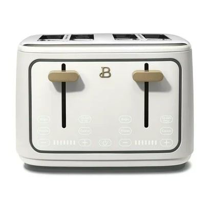 4-Slice Black Toaster - Home Kitchen Appliance