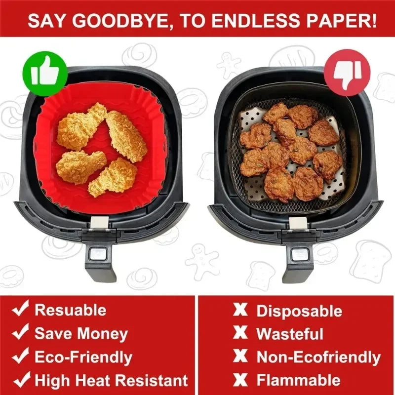 Silicone  Tray for Air Fryer Oven