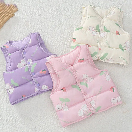 Charm-Weste-Tanktop für Mädchen für den Winter