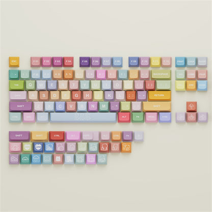 Cute 133-Key Gummy Bears PBT Keycap Set