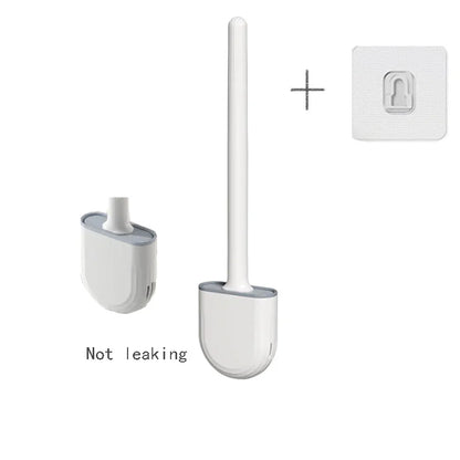 Long Handle Flexible Silicone Toilet Brush