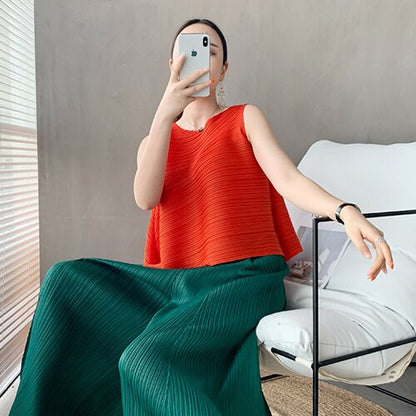 Summer Pleated Tops: Korean Aesthetic