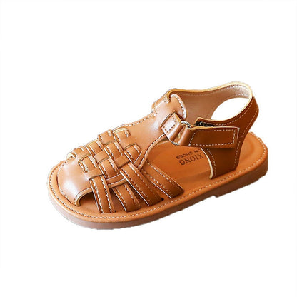 Weave Solid Girl's Sandals