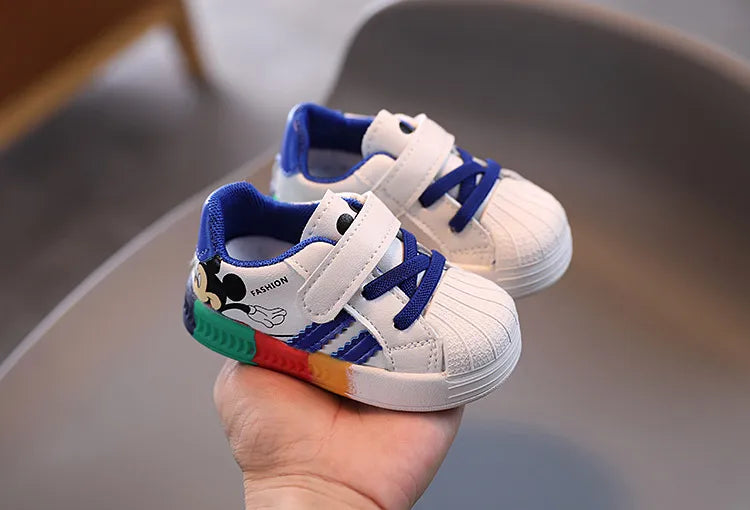 Chaussures décontractées blanches pour bébé garçon fille