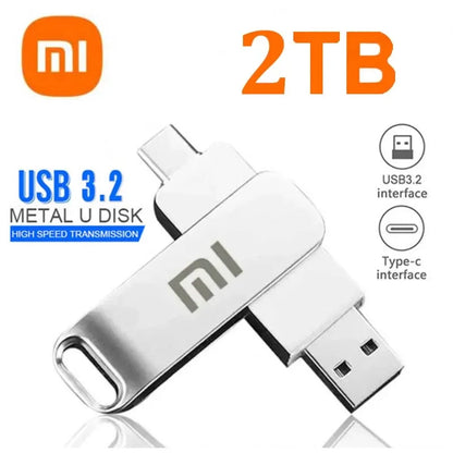 Xiaomi 16 TB USB 3.2-Flash-Laufwerk - wasserdichter Hochgeschwindigkeits-Speicherstick aus Metall