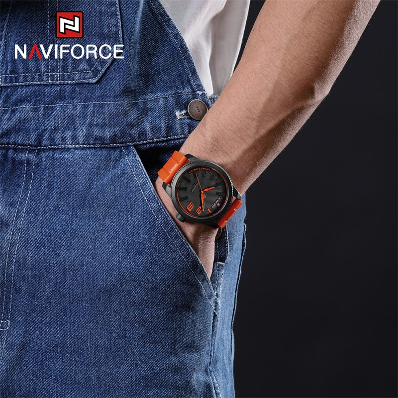 Silicone Strap Military Watch - 30ATM Waterproof
