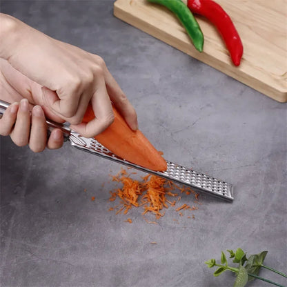 Stainless Steel Garlic Grater Vegetable Fruit Grinder Lemon Zester