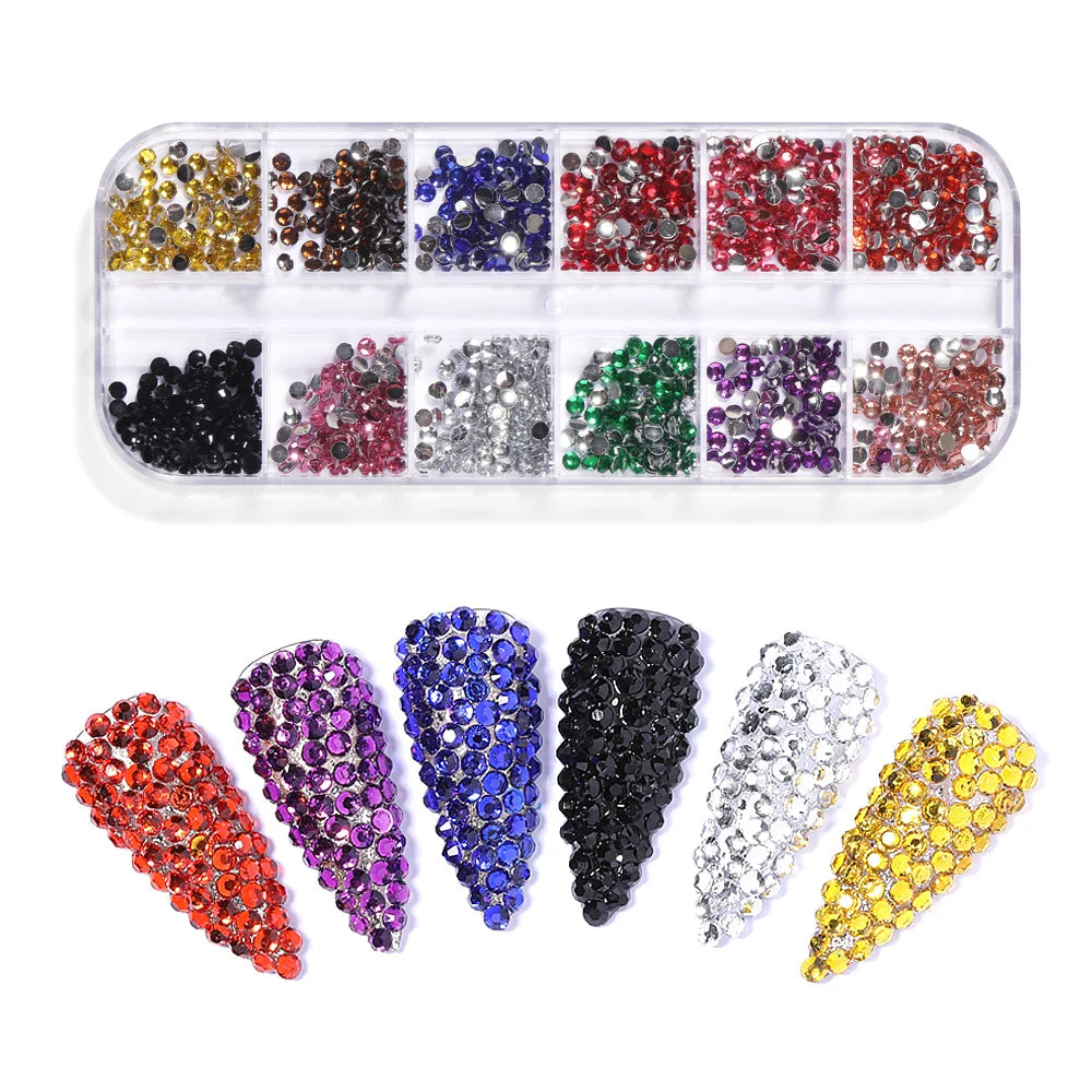 Ensemble de manucure avec kit de paillettes pour ongles et accessoires