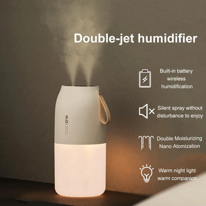 Humidificateur d'air à double brume et diffuseur de brume froide de 300 ml