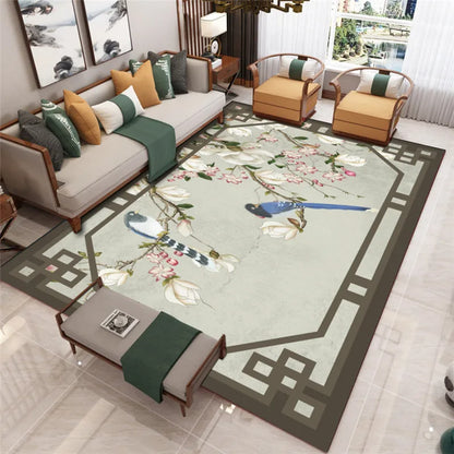 Living Room Carpet Coffee Table Decor