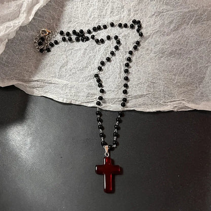 Collier unisexe avec pendentif étoile en cuir et corde 