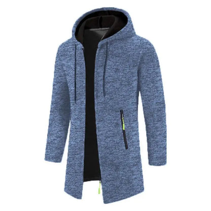 Herren Slim Stehkragen Casual Kapuzenpullover