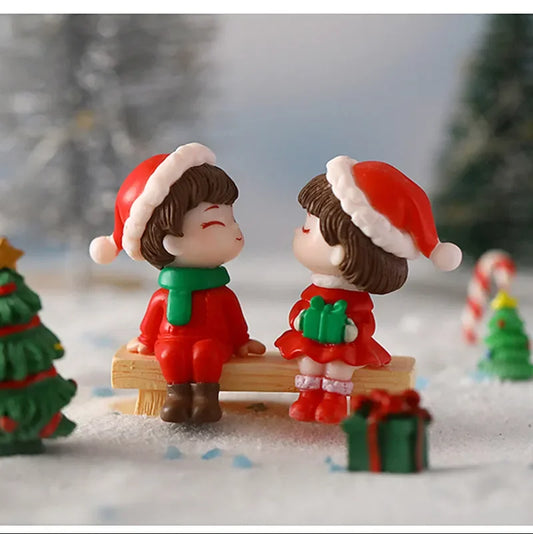 1pc Merry Christmas Couple Ornament