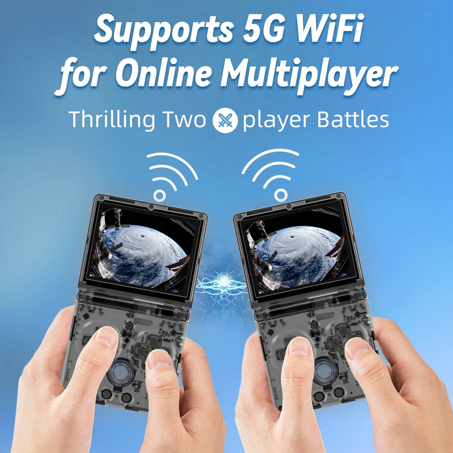 Console portable rétro Flip RG35XXSP 3,5 IPS