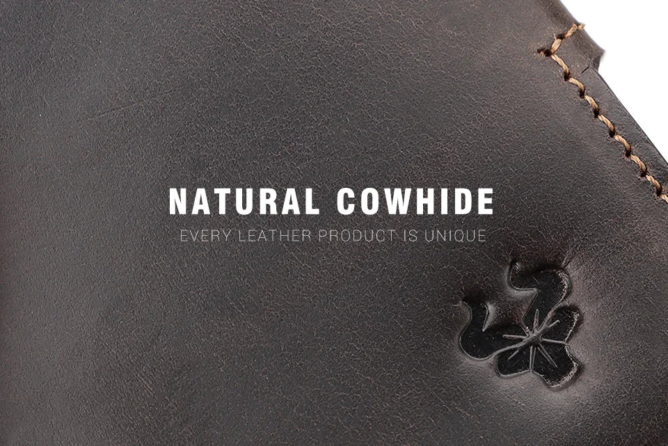 New Automatic Card Holder Genuine Leather Wallet